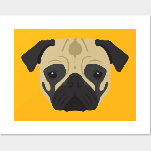 Pug Posters and Art